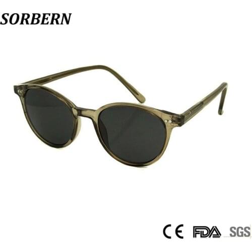 New Women Men Retro Round Sunglasses Fashion Korean Sun Glasses For Ladies Rivet Decoration Eyewear Oculos de sol Goggles UV400