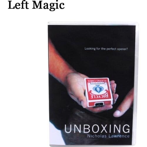 Unboxing By Nicholas Lawrence & SansMinds (DVD+Gimmick) - Card Magic Tricks Close Up Magic Accessories Stage Fun Illusions