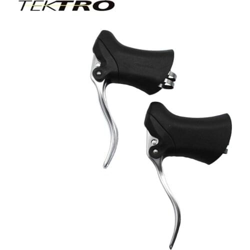 TEKTRO Brake Lever RL340 23.8 & 24.2mm Racer Road Bike Aero Quick Release Mechanism with Rubber Hood Aluminum Handlebar parts