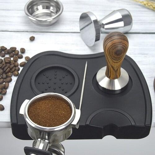 Silicone Coffee Powder Pad Anti-skid Mat Coffee Grind Soft Silicone Mat Home Kitchen Tool Coffee Accessories