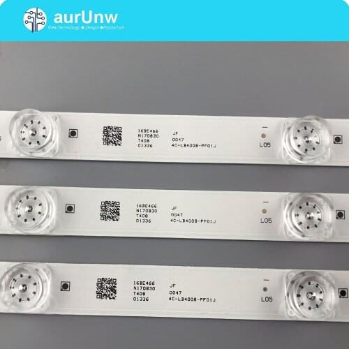 LED Backlight strip 8 LAMP for Toshiba 40d2900 L40F3301B 40A730U 40l2600 L40D2900F YHB-4C-LB4008-YH05J 40S305 40HR330M08A