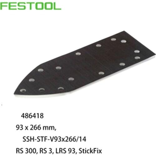For Festool 93/266mm Triangle Sandpaper Machine Electric Dry Grinder Accessories Tray Polishing Disc Grinding Pad