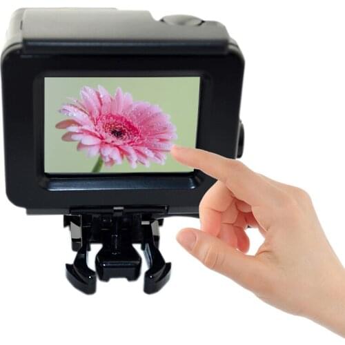 Ms.L.Meilyadigital Blackout touch screen waterproof Housing case for GoPro hero 4 gopro 4 camera go pro mount