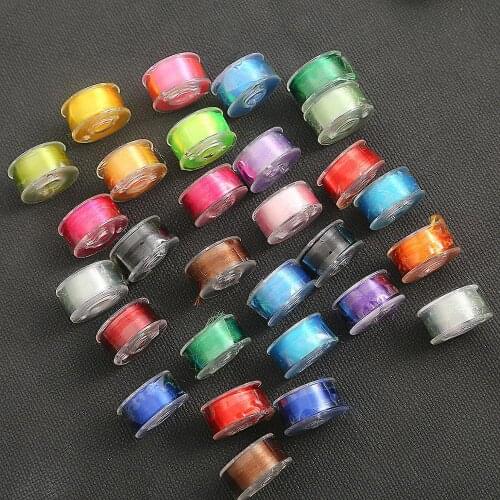 1pc 25 Colors Ice Silk Thread Sewing Embroidery Cross Stitch Threads For DIY Handcraft Sewing Craft Materials Sewing Accessories