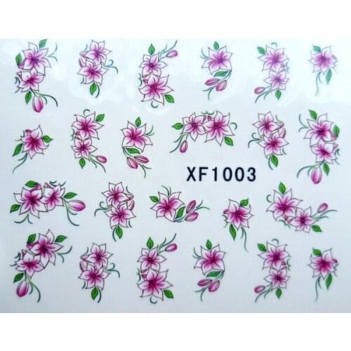 10 X water transfer nail sticker Decal Flower designs Stickers Nail Art Decoration Dropshipping