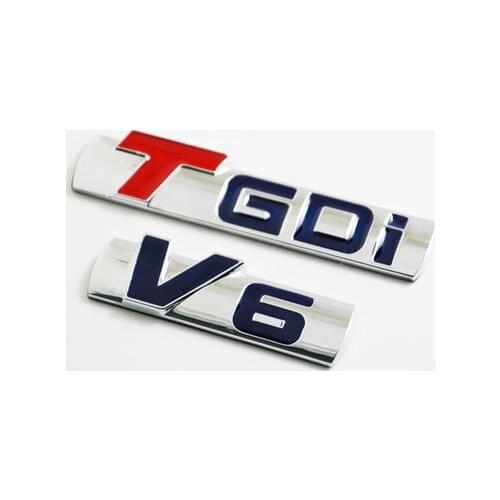 1X 3D Metal TURBO TGDI T GDI V6 Logo Emblem Badge Car sticker Auto Accessories for Geely EMGRAND Maple ENGLON GLEAGLE