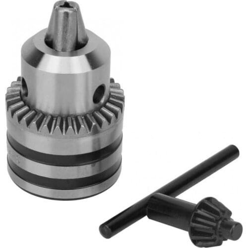 3.0-16mm Range B16 Drill Chuck Adapter Milling Tool Kit Key Type Electric Motor Shaft Mini Drill Chuck Micro Chuck Fixing Device