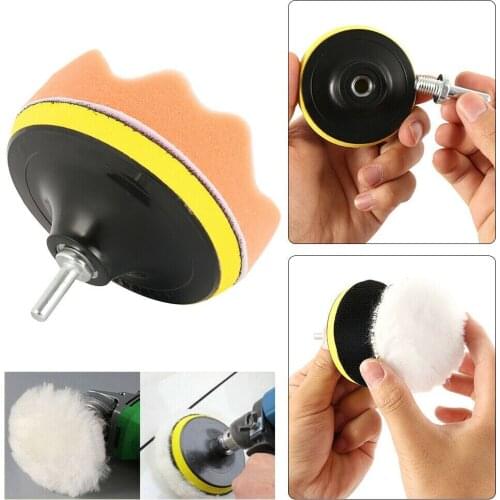 3inch Polishing Pads Adapter Buffing Detail For Car Polisher Gross Kit