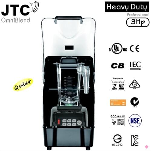 BPA Free 3HP Commercial Blender + Best Sound enclosure box, Model:TM-800AQ, FREE SHIPPING, 100% positive feedback