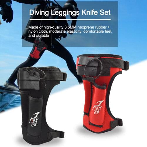 1 Piece Diving Leggings Knife Pouch Set Underwater Special Adjustable Knife Scuba Diving Equipment Water Sports Accessories