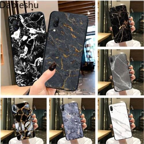Marble Stone Phone Case Cover For Vivo Y91c Y17 Y51 Y67 Y55 Y7s Y81S Y19 V17 vivos5