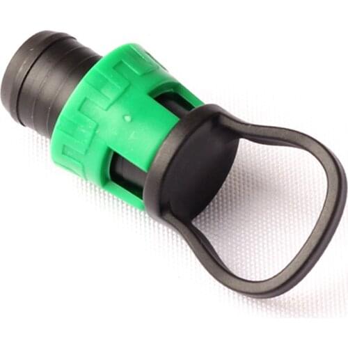 12pcs 16mm Drip Irrigation Tape End Caps Garden Soft Water Pipe Tube Lock Ring Plug Fittings NNW Brand Durable PP Material Joint