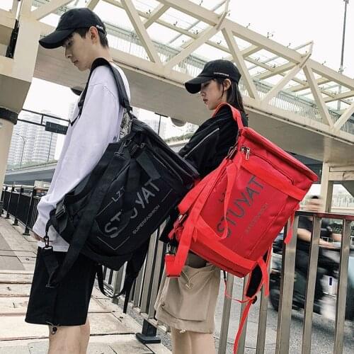 REJS LANGT Unisex Backpack Fashion Cool Travel Backpacks Women and Men Daypack Large Capacity School Bag Back Pack Mochila