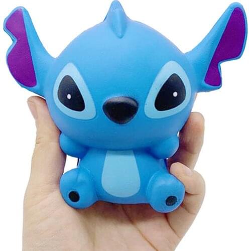 New Jumbo Cute Stitch Squishy Simulation Slow Rising Scented Decompression Stress Relief Soft Squeeze Toys Fun for Child Toy