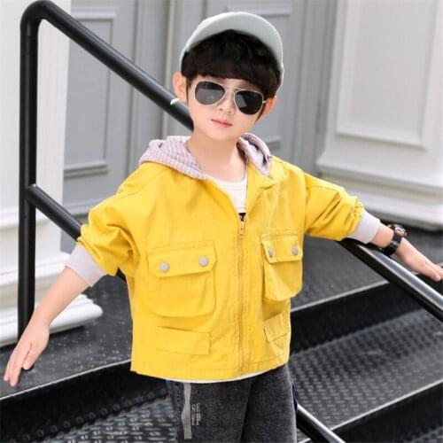 New Arrival Spring Autumn Coat Outerwear Top Children Clothes Kids Costume Teenage Formal Home Outdoor Boy Clothing High Quality