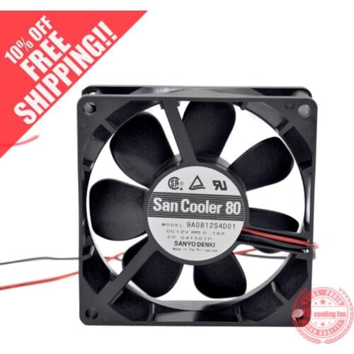 NEW SANYO DENKI SAN ACE 9A0812S402 12V 8025 8CM silence cooling fan