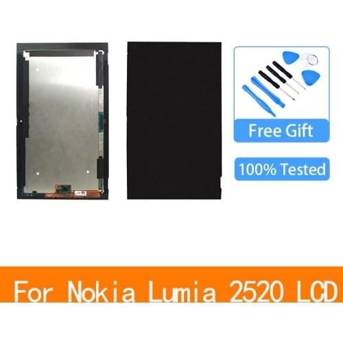 New LCD display and touch For Nokia Lumia 2520 LCD matrix display and Touch Screen Digitizer Assembly Replacement