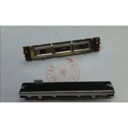 Original new 100% import produces SC60N 8.8cm straight slip potentiometer A10K single 10mm square shaft (SWITCH)