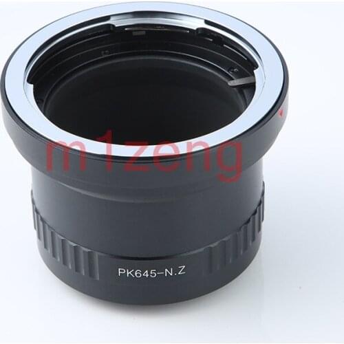 PK645-Nik Z Mount Lens Adapter ring for PENTAX PK645 lens to nikon Z Z6 Z7 NZ Camera body