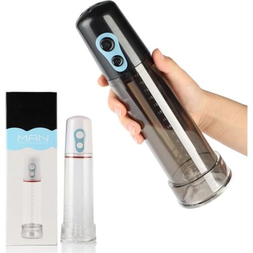 Sex Toys Male Electric Penis Extender Train Pump Pussy Vibrator Vacuum Penis Enlarger Sleeve For Man Delay Ejaculation Sex Shop