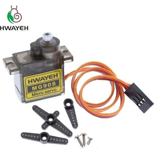 Metal Gear Digital MG90S 9g Servo Upgraded SG90 High Speed For Rc Helicopter Plane Boat Car MG90 9G