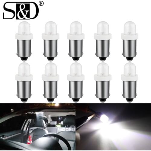 10pcs Canbus BA9S T4W LED T11 H6W LED Bulb Car Interior Lights Turn Signal License Plate Lamp White Red Yellow Blue 12V