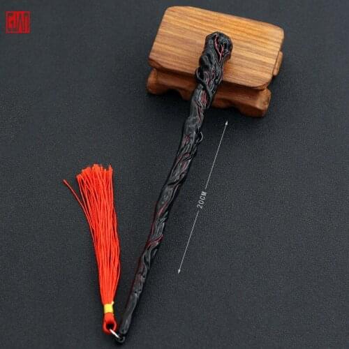 Around Qingyunzhi Zhang Xiaofans Fire Burning Stick Kills Immortals And Eating Stick Alloy Weapon Model Ornaments And Crafts