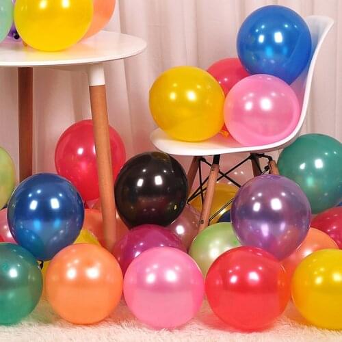 10/20/30/50/100Pcs 10inch 1.5g Pearl Latex Balloons Happy Birthday Party Wedding Christmas Decorations Balloon Kids Air Balls