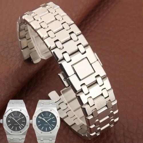 Hight Quality Watchbands For Audemars Piguet AP ROYAL OAK Watch Accessorie Stainless Steel Watch Band Strap Watch Bracelet Chain