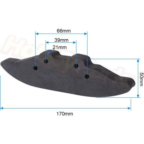 02052 RC Foam Front Bumper For Redcat Exceed HSP 1:10 On Road Car 94101 94102 94103 94123 Pro Parts Flying Fish