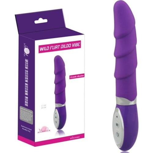 10 Frequency Threads Silicone Dildo Vibrator AV Stick Waterproof Vibrating Massager Vaginal Stimulator Adults Sex Toys for Women