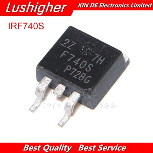 100PCS IRF740 TO263 IRF740S TO-263 SMD