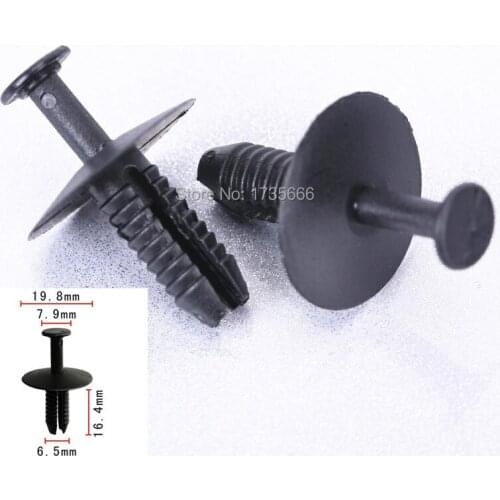 20x / 100x 500x OEM Black Nylon Door Sill Rivet Bumper Trim Clip Retainer 51118174185 for BMW Series 3 5 7 E46 E38 E39 E53 X5