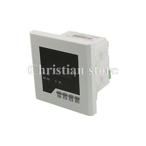 4-Digital Red LED Display Voltmeter Voltage Panel Meter AC 220V