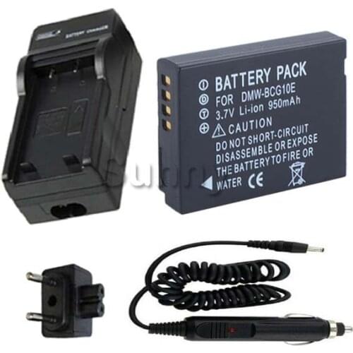 Battery+Charger for Panasonic Lumix DMC-TZ6,DMC-TZ7,DMC-TZ8,DMC-TZ10,DMC-TZ18,DMC-TZ19,DMC-TZ20,DMC-TZ25,DMC-TZ30 Digital Camera