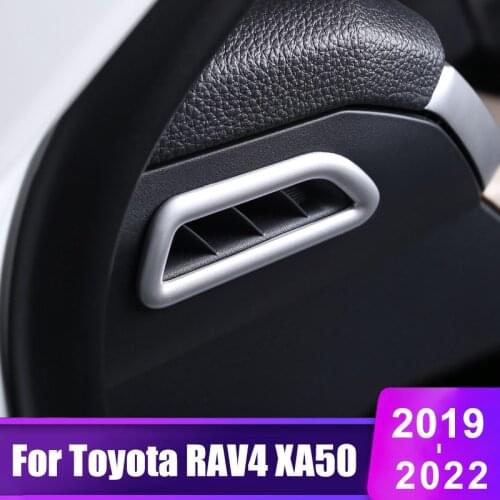 For Toyota RAV4 RAV 4 2019 2020 2021 XA50 Car Center Console Dashboard Air Conditioning Vent Outlet Trim Cover Accessories