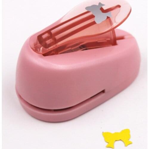 Free ship 5/8‘’ bow-knot Hole Puncher Scrapbooking rosette Shape Paper Cutter Scrapbook Embossing Machine Decorative Craft Punch