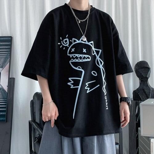 Mens Cotton Fashion T-shirt Funny Mens Summer Tshirts Male Oversized Tee Shirts 5XL Casual T Shirt Tee For Man Streetwear