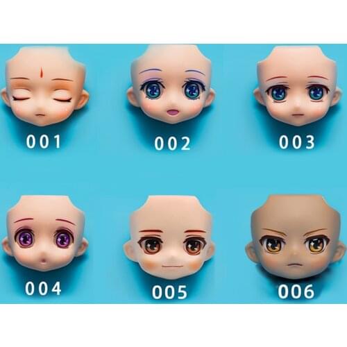 Clay face GSC doll replacement face OB11 head GSC Doll accessories Eyes can move Baby eyeball GSC eyes