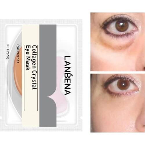 LANBENA Collagen Crystal Eye Mask Remove Dark Circle Moisturize Nourishing Fades Eye Wrinkles Anti Age Gel Eye Skin Care TSLM1