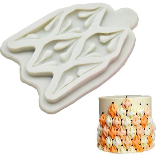 Easy Fabric Puff Silicone Fondant Cake Decorating Molds Sugarcrafts Chocolate Baking Tools For Cake Gumpaste