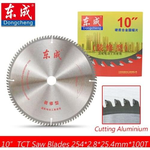 A+ Quality 10" 120 Teeth TCT Circular Saw Blades For Aluminium 254*2.8*25.4mm*100T Table Saw Blades Cut Aluminium Bore 25.4mm