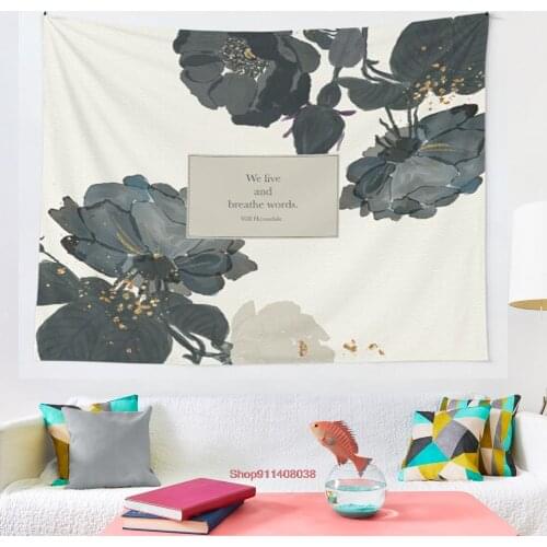 We live and breathe words Will Herondale The Infernal Devices tapestry Wall Hanging Tapestry for Home Dorm Fantasy Decor