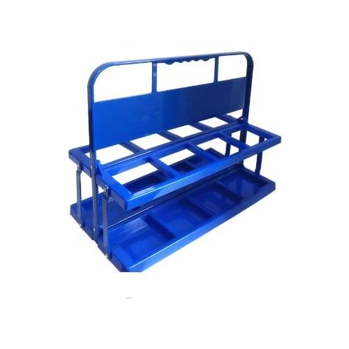 Factory wholesale high quality custom logo large size plastic 8 Pack foldable water Bottle Carrier / ABS PP 8 bottles holder