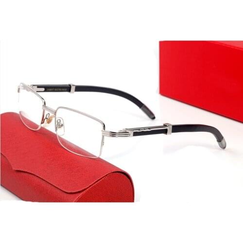 Pawes New Square Glasses Half Frame Men Sunglasses Rimless Eyeglasses for Anti Reflective Clear Lens Prescription Spectacles