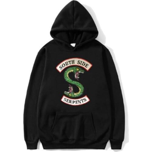 Men Women South Side Serpents Harajuku Riverdale Southside Boys Girls Oversize Streetwear Pullover Hoodies