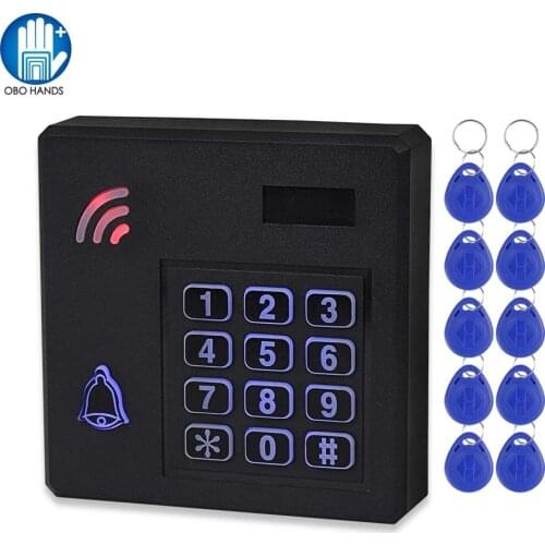 IP68 Waterproof Access Control System Outdoor RFID Keypad WG26 Access Controller Keyboard Rainproof with 125khz Keyfobs for Home