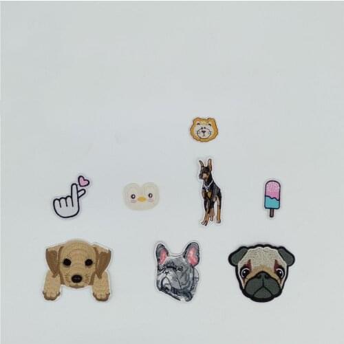 Hot sale Cartoon Hot melt adhesive Applique Embroidery Iron on patch Badges DIY Sewing Clothing Craft Accessories 1pcs sell