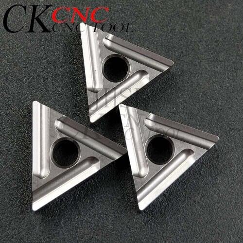 TNMG160404R-FS ZM350 TNMG160404 R FS Cermet Turning tool carbide insert Triangle slotted metal cutter lathe tools Cermet blade