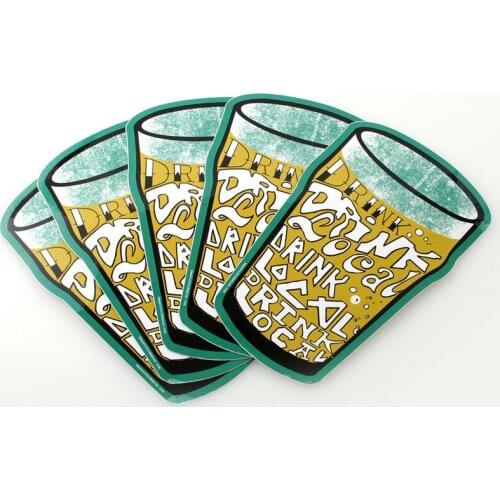 Customized Glossy Lamination Paper Roll label pringting PVC Material and Waterproof Feature roll sticker ---DH12643